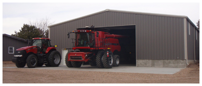 Pre-engineered and prefabricated steel buildings.