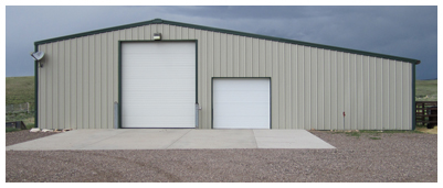 Pre-engineered and prefabricated steel buildings.
